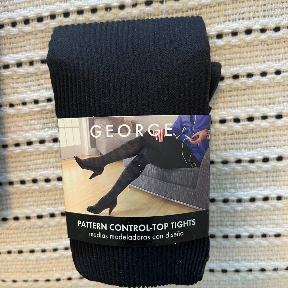 3 pair of New Tights, 2 Black, 1 Brown
